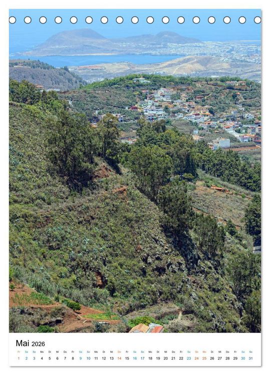 Produktbild: Gran Canaria - Urlaubsinsel f&uuml;r Sonnenanbeter (Tischkalender 2026 DIN A5 hoch), CALVENDO Monatskalender