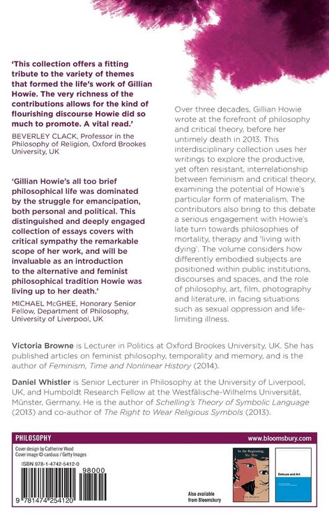 Produktbild: On the Feminist Philosophy of Gillian Howie