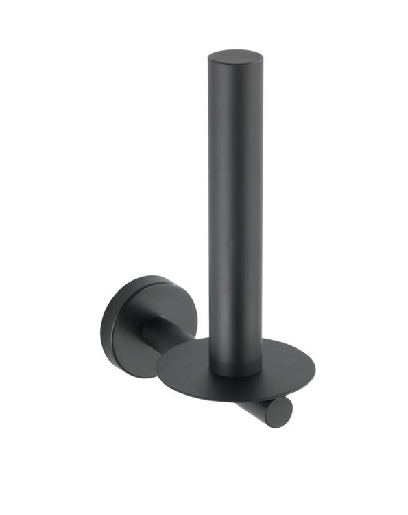 Produktbild: Toilettenpapier-Ersatzrollenhalter Mod. Bosio Black, rostfrei