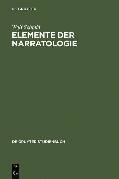 Produktbild: Elemente der Narratologie