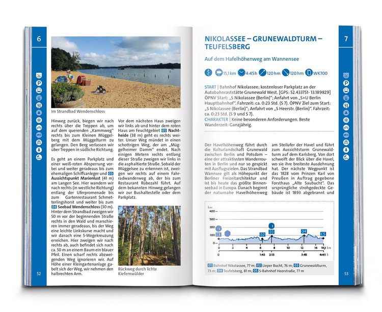 Produktbild: KOMPASS Wanderf&uuml;hrer Berlin-Brandenburg, 75 Touren