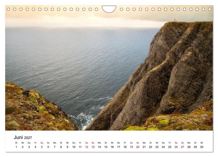 Produktbild: Hurtigruten - Bezaubernde Sch&ouml;nheit der norwegischen K&uuml;ste (Wandkalender 2027 DIN A4 quer), CALVENDO Monatskalender