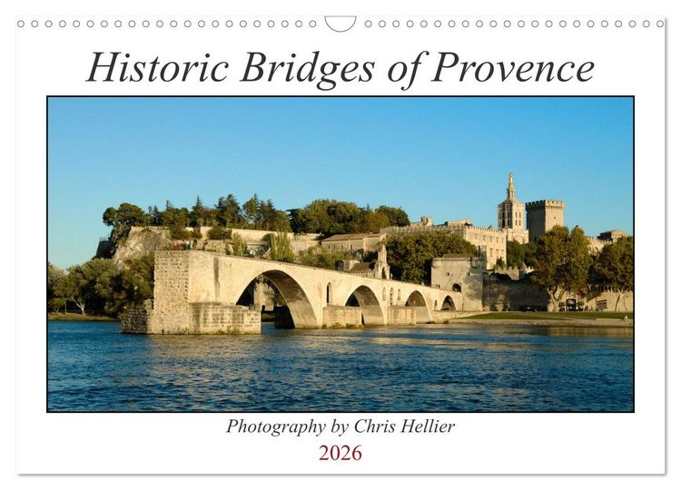 Produktbild: Historic Bridges of Provence (Wall Calendar 2026 DIN A3 landscape), CALVENDO 12 Month Wall Calendar