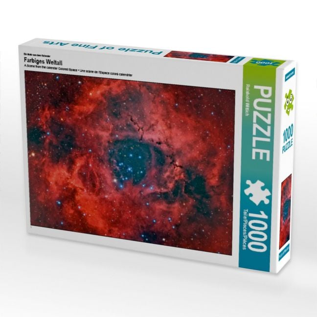 Produktbild: CALVENDO Puzzle Ein Motiv aus dem Kalender Farbiges Weltall | 1000 Teile Lege-Gr&ouml;&szlig;e 64 &times; 48 cm Foto-Puzzle f&uuml;r gl&uuml;ckliche Stunden