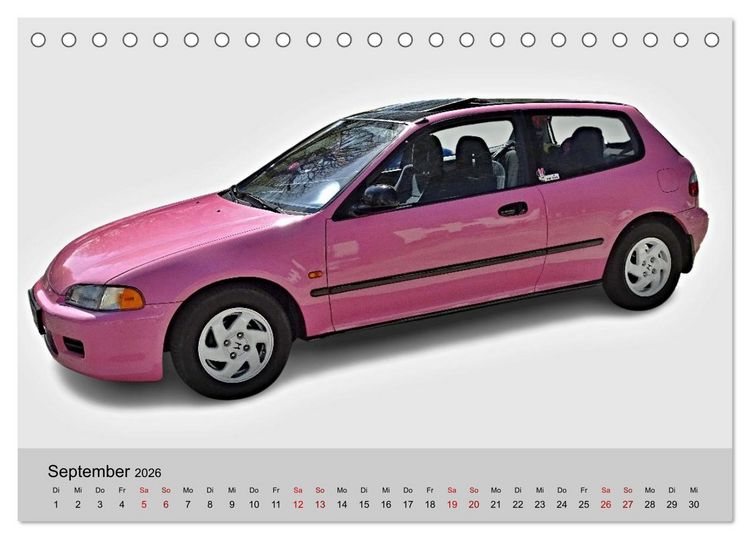 Produktbild: Japanische Oldtimer (Tischkalender 2026 DIN A5 quer), CALVENDO Monatskalender