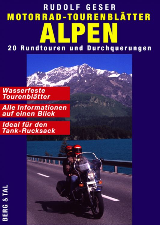 Produktbild: Motorrad-Tourenbl&auml;tter ALPEN