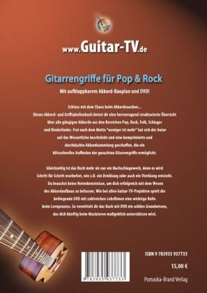 Produktbild: Guitar-TV: Gitarrengriffe f&uuml;r Pop und Rock mit DVD