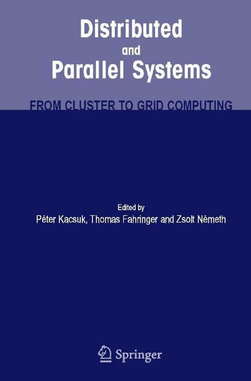 Produktbild: Distributed and Parallel Systems