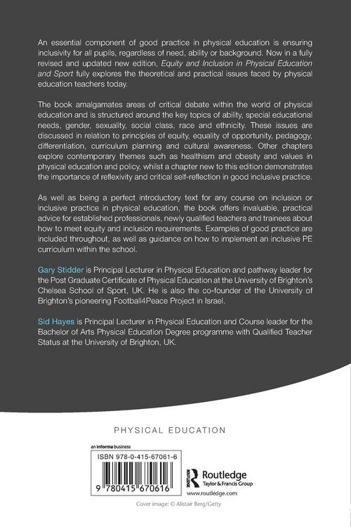 Produktbild: Equity and Inclusion in Physical Education and Sport