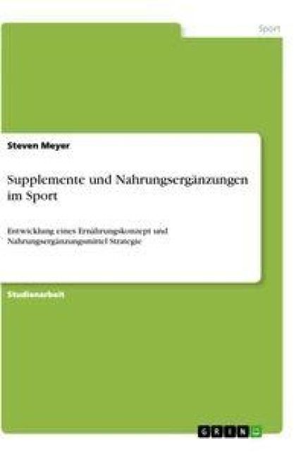 Produktbild: Supplemente und Nahrungserg&auml;nzungen im Sport