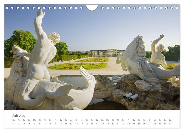 Produktbild: Traumhaftes Wien 2027 (Wandkalender 2027 DIN A4 quer), CALVENDO Monatskalender