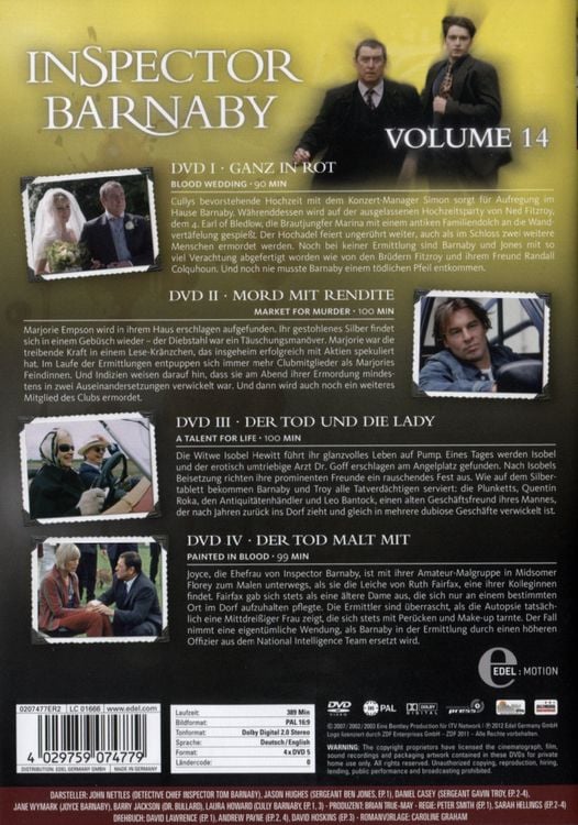 Produktbild: Inspector Barnaby Vol. 14 [4 DVDs]