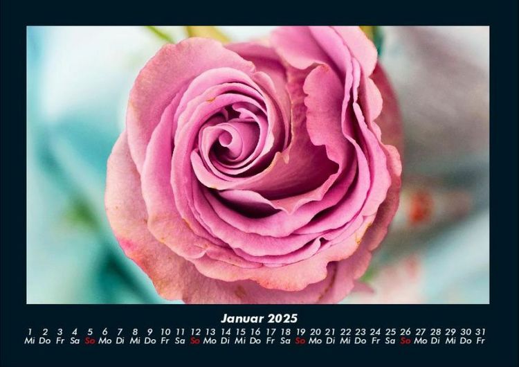 Produktbild: Blumenkalender 2025 Fotokalender DIN A4
