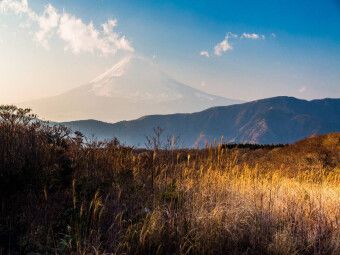 Produktbild: CALVENDO Puzzle Sonnenuntergang am Fujiyama | 1000 Teile Lege-Gr&ouml;&szlig;e 64x48cm Foto-Puzzle f&uuml;r gl&uuml;ckliche Stunden