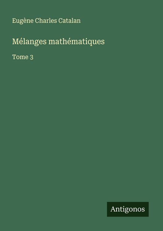 Produktbild: M&eacute;langes math&eacute;matiques