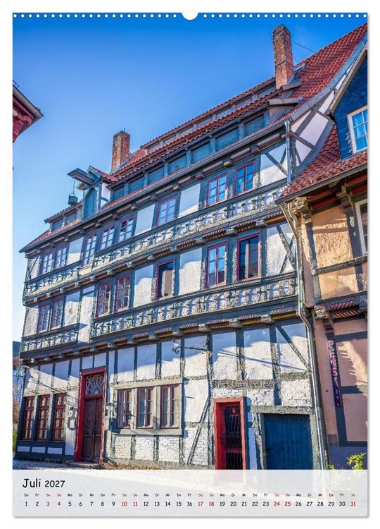 Produktbild: Halberstadt - Architektur, die Geschichten erz&auml;hlt (Wandkalender 2027 DIN A2 hoch), CALVENDO Monatskalender