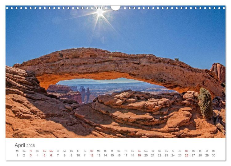 Produktbild: Naturwunder mit Indian Spirit (Wandkalender 2026 DIN A3 quer), CALVENDO Monatskalender