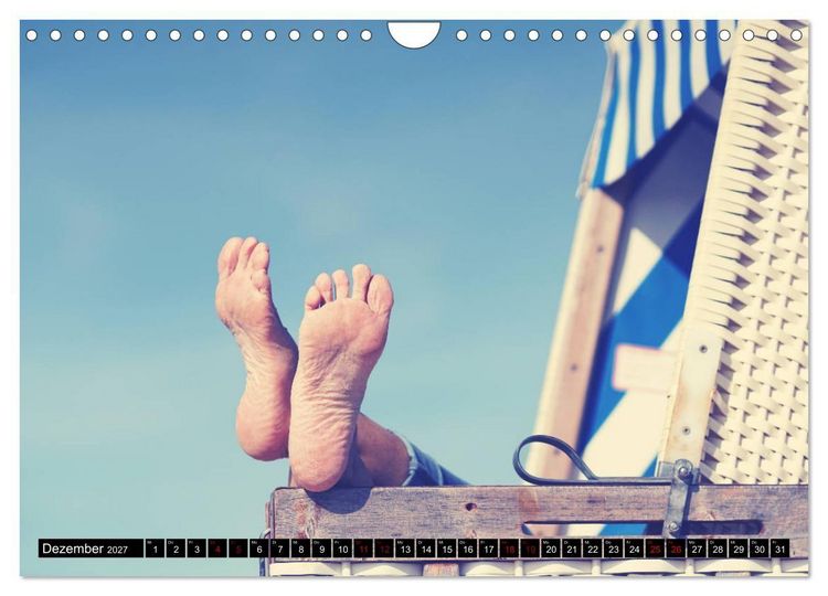Produktbild: Sankt Peter Ording Sandstrand (Wandkalender 2027 DIN A4 quer), CALVENDO Monatskalender