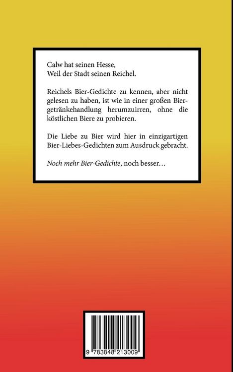 Produktbild: Noch mehr Bier-Gedichte