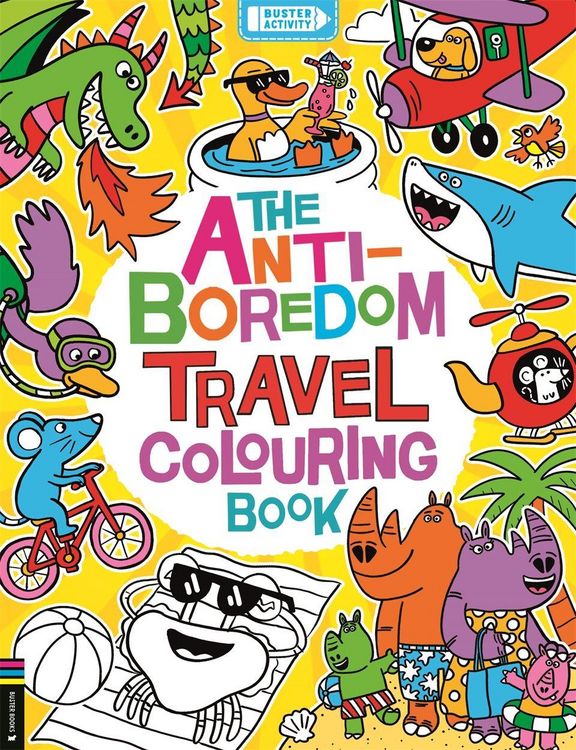 Produktbild: The Anti-Boredom Travel Colouring Book