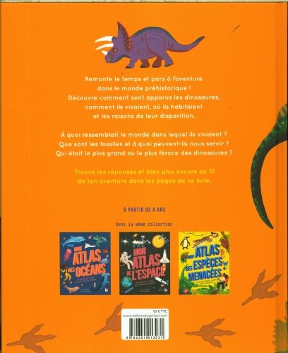 Produktbild: Mon atlas des dinosaures: un voyage dans le temps vers la pr&eacute;histoire