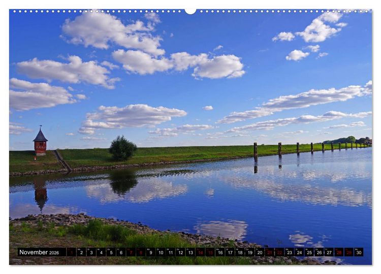 Produktbild: Havelberg bis Tangerm&uuml;nde (Wandkalender 2026 DIN A2 quer), CALVENDO Monatskalender