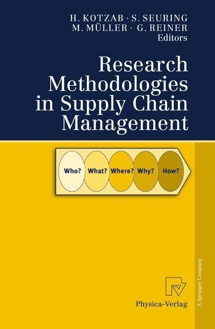 Produktbild: Research Methodologies in Supply Chain Management