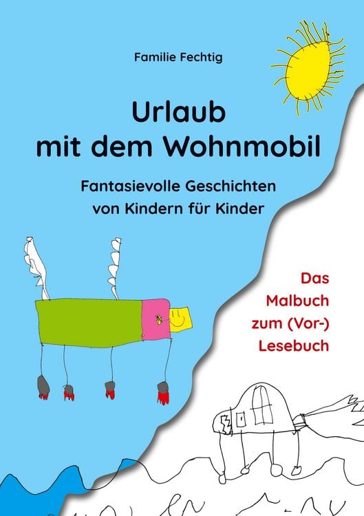 Produktbild: Urlaub mit dem Wohnmobil - Das Malbuch zum (Vor-)Lesebuch