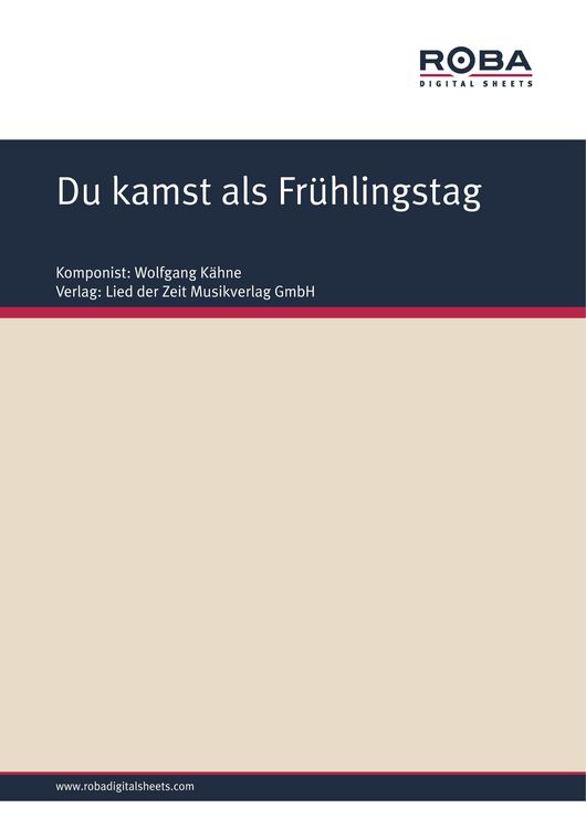 Produktbild: Du kamst als Fr&uuml;hlingstag
