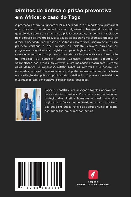 Produktbild: Direitos de defesa e pris&atilde;o preventiva em &Aacute;frica: o caso do Togo