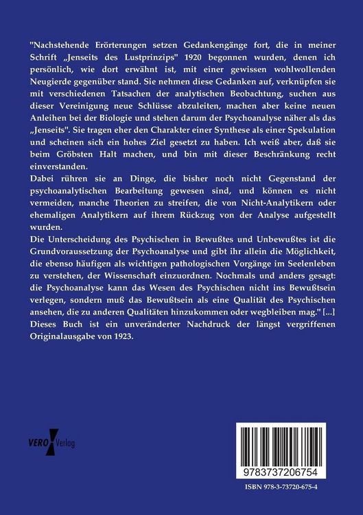 Produktbild: Das Ich und das Es