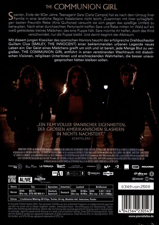 Produktbild: The Communion Girl - Limited Edition Mediabook (Blu-ray+DVD)