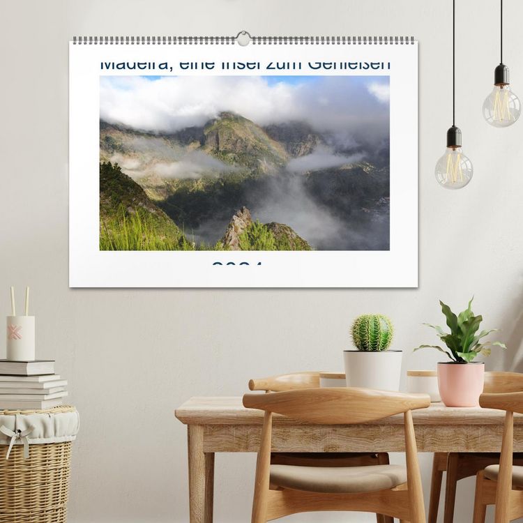 Produktbild: Madeira, eine Insel zum Genie&szlig;en (Wandkalender 2026 DIN A2 quer), CALVENDO Monatskalender