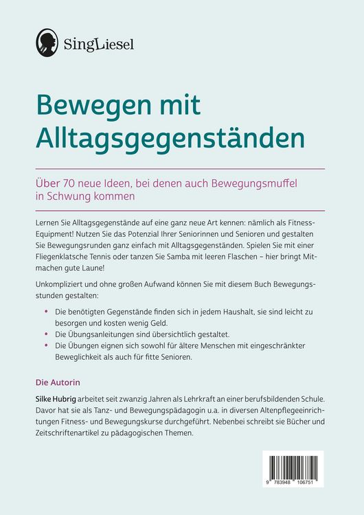 Produktbild: Bewegen mit Alltagsgegenst&auml;nden