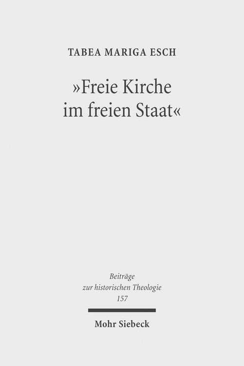 Produktbild: 'Freie Kirche im freien Staat'