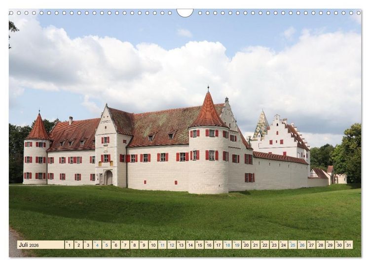 Produktbild: Burgen und Schl&ouml;sser - Historische Bauwerke in Bayern (Wandkalender 2026 DIN A3 quer), CALVENDO Monatskalender