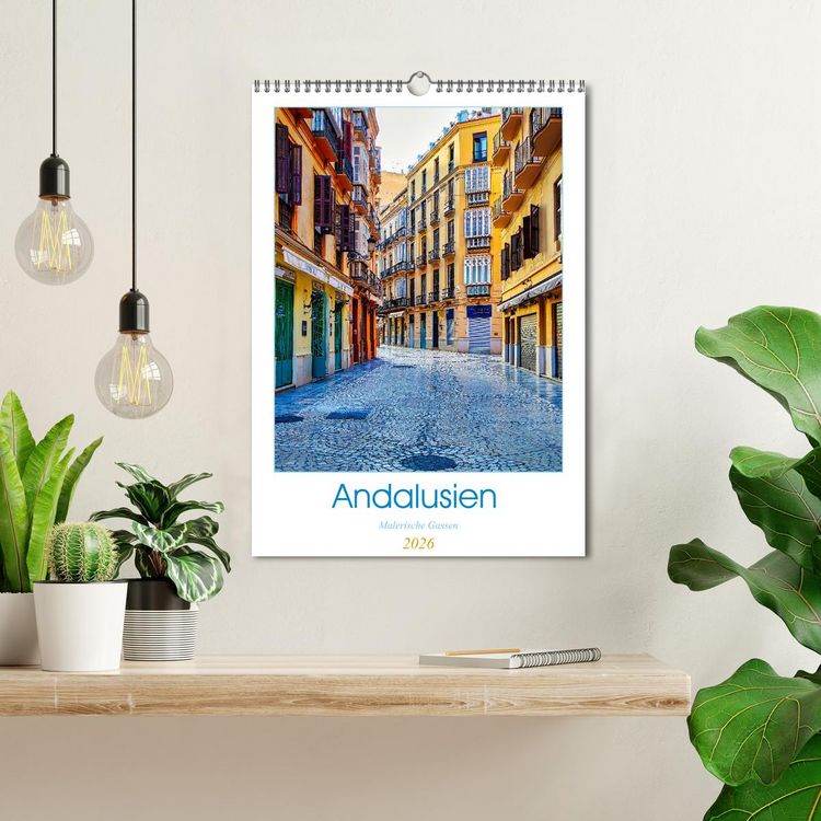 Produktbild: Andalusien - Malerische Gassen (Wandkalender 2026 DIN A3 hoch), CALVENDO Monatskalender