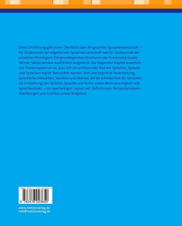 Produktbild: Sprachwissenschaft