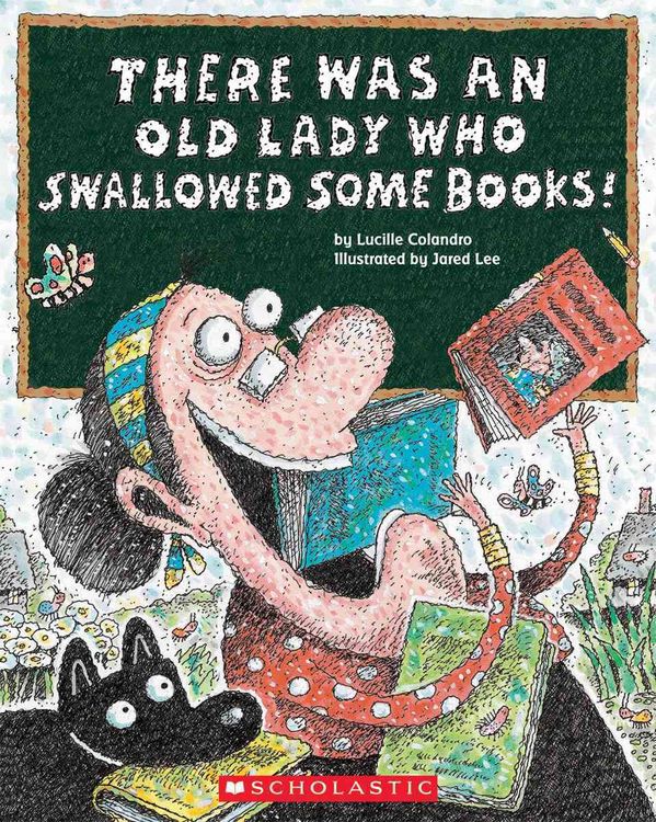 Produktbild: There Was an Old Lady Who Swallowed Some Books!
