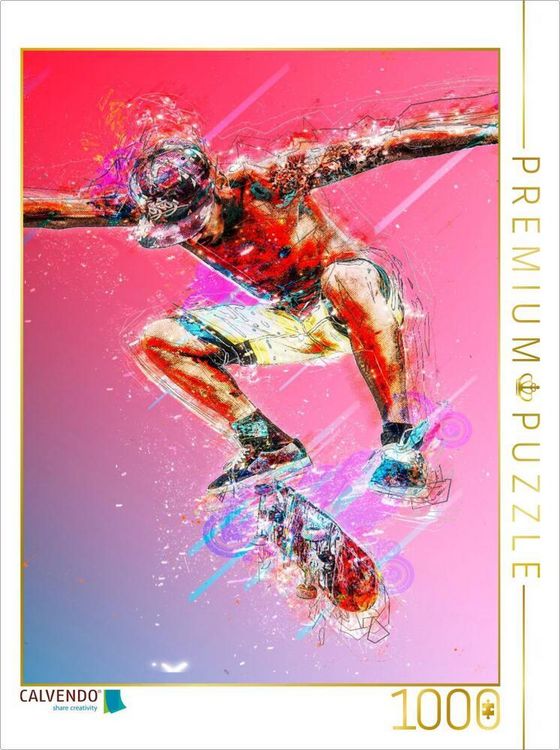 Produktbild: CALVENDO Puzzle Skateboarding 1000 Teile Lege-Gr&ouml;&szlig;e 480 x 640 cm Foto-Puzzle Bild von Peter Roder