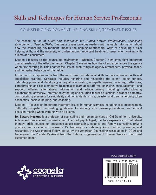 Produktbild: Skills and Techniques for Human Service Professionals