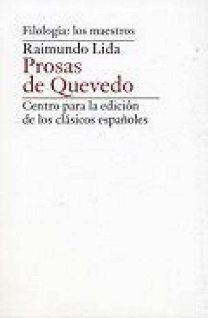 Produktbild: Prosa de Quevedo