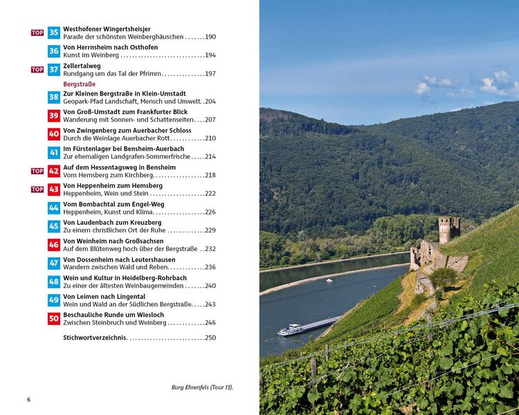 Produktbild: ROTHER Wanderbuch Wandern und Wein - Rheingau &ndash; Rheinhessen mit Bergstra&szlig;e.