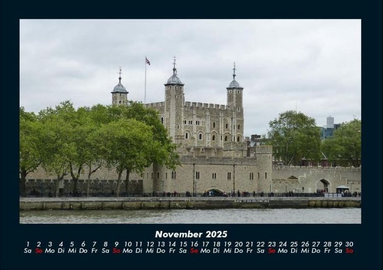 Produktbild: London 2025 Fotokalender DIN A4