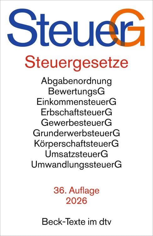 Produktbild: Steuergesetze