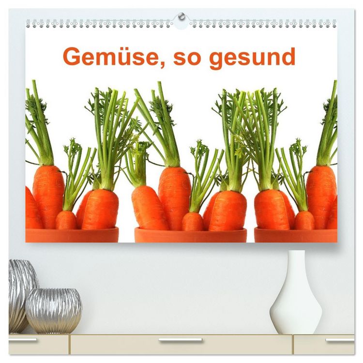 Produktbild: Gem&uuml;se, so gesund (hochwertiger Premium Wandkalender 2026 DIN A2 quer), Kunstdruck in Hochglanz