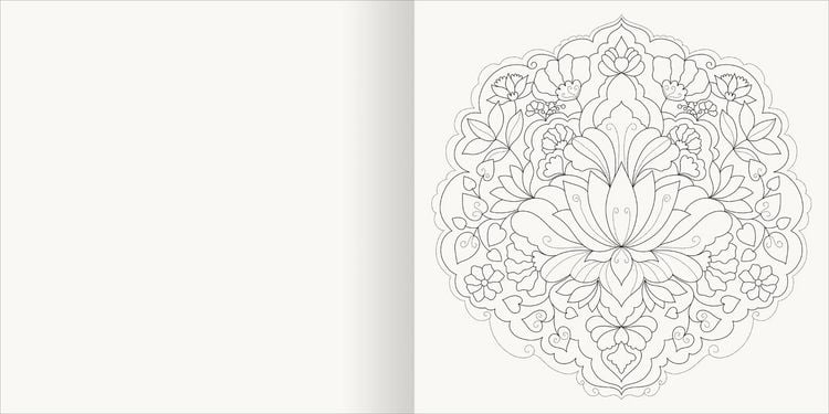 Produktbild: Aquarell-Malblock &ndash; Mandalas