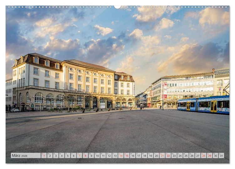 Produktbild: Kassel Stadtansichten (hochwertiger Premium Wandkalender 2026 DIN A2 quer), Kunstdruck in Hochglanz