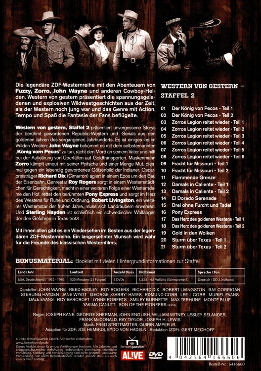Produktbild: Western von Gestern - Box 2 [3 DVDs]