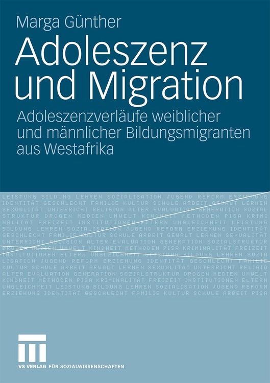 Produktbild: Adoleszenz und Migration